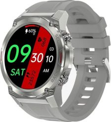 Smartwatch Oukitel BT50 Szary Srebrny (BT50-SR/OL). Szare zegarki smartwatch Oukitel, bez wzorów. Za 220.94 zł.