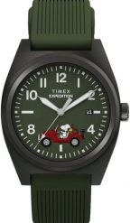 Zegarek Timex Timex x Peanuts TW2Y52500 Zegarek męski 39 mm. Zegarki męskie Timex, bez wzorów. Za 555.99 zł.
