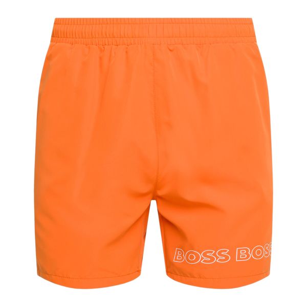 Szorty kąpielowe męskie Hugo Boss Dolphin. Brązowe kąpielówki męskie Hugo Boss, m, bez wzorów. Za 139.99 zł.