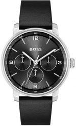 Zegarek Boss BOSS 1514125 zegarek męski szary 44 mm. Szare zegarki męskie Boss, bez wzorów. Za 776.44 zł.