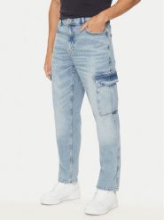 Guess Jeansy 166573 Niebieski Regular Fit. Niebieskie jeansy męskie Guess, z bawełny. Za 399.99 zł.