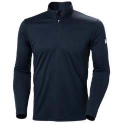 Bluza 1/2 zip Helly Hansen Tech 2.0. Niebieskie bluzy męskie Helly Hansen, l, bez wzorów, sportowe, bez ramiączek, bez kaptura. Za 218.50 zł.