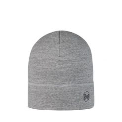 Czapka wełniana Buff Lightweight Merino Wool Hat. Szare czapki damskie Buff, bez wzorów, z wełny, sportowe. Za 90.22 zł.