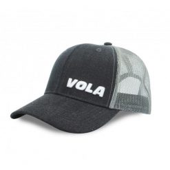 Czapka Vola Classic. Szare czapki damskie VOLA, na zimę, bez wzorów, z materiału, eleganckie. Za 144.50 zł.