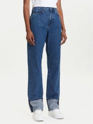 KARL LAGERFELD Jeansy A3W10017 Niebieski Straight Fit. Niebieskie jeansy damskie KARL LAGERFELD, bez wzorów, z bawełny. Za 579.99 zł.