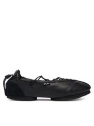 Polo Ralph Lauren Baleriny Blrna Lce Up 804P08221001 Czarny. Czarne balerinki damskie Polo Ralph Lauren, bez wzorów, ze skóry, bez obcasa, bez zapięcia. Za 859.99 zł.