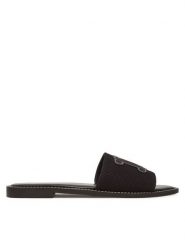 Max Mara Beachwear Klapki 2516521019600 Czarny. Czarne klapki damskie Max Mara Beachwear, bez wzorów, z materiału, bez obcasa, bez zapięcia. Za 629.99 zł.