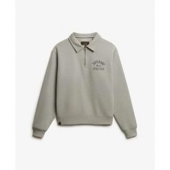Sweter damski Superdry Athletic. Szare swetry nierozpinane damskie Superdry, xl, bez wzorów, sportowe, bez kołnierzyka, bez ramiączek. Za 319.85 zł.