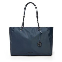 Torebka MICHAEL Michael Kors. Niebieskie shopperki damskie MICHAEL Michael Kors, bez wzorów, bez dodatków. Za 669.99 zł.