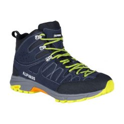 Buty trekkingowe męskie Alpinus Tromso High Tactical. Niebieskie buty zimowe męskie Alpinus, bez wzorów, bez obcasa, bez zapięcia. Za 499.00 zł.