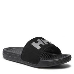 Klapki Helly Hansen. Czarne klapki damskie Helly Hansen, bez wzorów, bez obcasa, bez zapięcia. Za 179.99 zł.