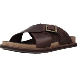 Sandały Timberland Model Amalfi Vibes Cross Sli Kolor Brązowy. Brązowe sandały męskie Timberland, bez wzorów, z materiału, eleganckie, bez zapięcia. Za 467.60 zł.