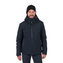 Kurtka narciarska Rossignol Cieloalto. Czarne kurtki sportowe męskie Rossignol, na zimę, m, bez wzorów, bez kaptura, narciarskie. Za 2,317.00 zł.