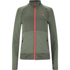 Bluza narciarska damska Whistler Nevados. Zielone bluzy damskie Whistler, l, bez wzorów, sportowe, bez ramiączek, bez kaptura. Za 219.99 zł.