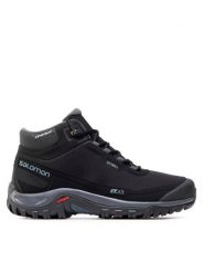 Salomon Trekkingi Shelter Cs Wp 411104 27 V0 Czarny. Czarne trekkingi męskie Salomon, z materiału, bez zapięcia. Za 649.99 zł.