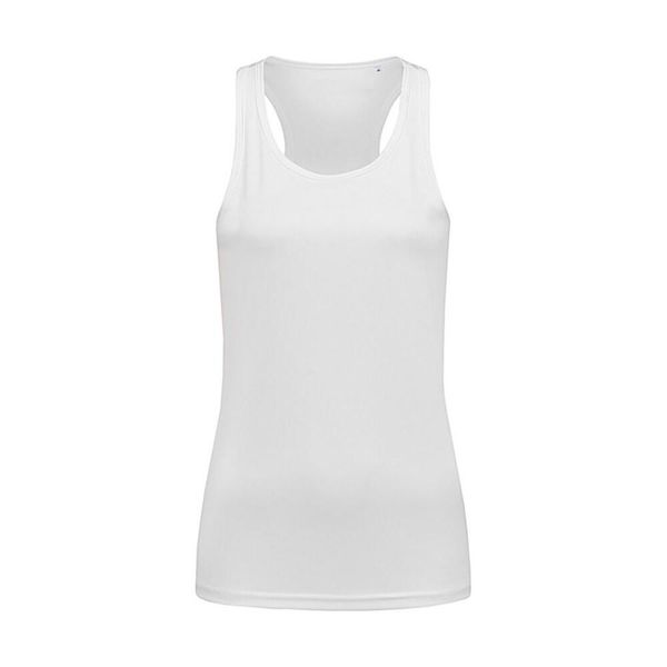 Sportowy Podkoszulek Damski / Damski. Białe koszulki sportowe damskie Stedman, m, bez wzorów, bez ramiączek. Za 50.99 zł.