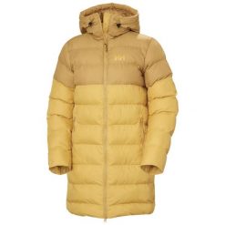 Damska długa kurtka Helly Hansen Active. Brązowe kurtki sportowe damskie Helly Hansen, bez wzorów, bez ramiączek, bez kaptura, narciarskie. Za 778.80 zł.