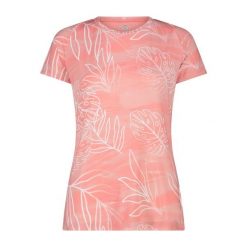 Koszulka damska CMP. Czerwone bluzki damskie CMP, bez wzorów, casualowe, bez kołnierzyka, bez ramiączek. W wyprzedaży za 136.65 zł.