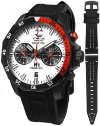 Zegarek męski Vostok Europe 6S21-225C620S czarny. Czarne zegarki męskie Vostok Europe, bez wzorów. Za 2,751.97 zł.