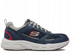 Buty męskie Skechers Oak Canyon-Verketta granatowe 51898 NVGY 40. Buty sportowe męskie Skechers, bez wzorów, bez zapięcia. Za 437.22 zł.