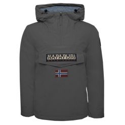 Kurtka puchowa Mężczyzna NAPAPIJRI RAINFOREST WINTER 3. Szare kurtki męskie Napapijri, m, bez wzorów, z puchu, sportowe, bez kaptura. W wyprzedaży za 811.75 zł.