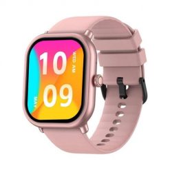 Smartwatch Zeblaze GTS 3 PRO (Różowy). Czerwone, cyfrowe smartbandy Zeblaze, z aplikacjami, ze skóry. Za 104.99 zł.