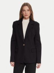 Guess Marynarka W5BN66 KCMU2 Czarny Regular Fit. Czarne marynarki i żakiety damskie Guess, z aplikacjami, z wiskozy, bez kołnierzyka, bez ramiączek. Za 489.99 zł.