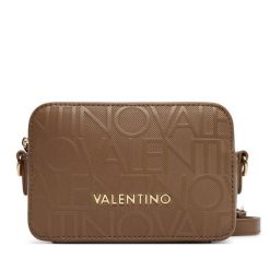 Torebka Valentino. Brązowe listonoszki damskie Valentino, bez wzorów, bez dodatków. Za 509.99 zł.
