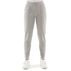 Bluza lekki z bawełna z kieszenie na co dzień. Szare bluzy damskie LEONE 1947 APPAREL, bez wzorów, z bawełny, sportowe. W wyprzedaży za 124.20 zł.