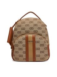 Liu Jo Plecak M Backpack AA5157 T3846 Beżowy. Brązowe plecaki damskie Liu Jo, bez wzorów, z materiału. Za 439.99 zł.