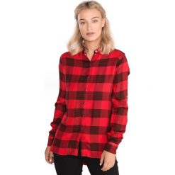 Guess Lucrezia Koszula Czerwony. Czerwone koszule damskie Guess, xs, z aplikacjami, z materiału, bez kołnierzyka, bez ramiączek. Za 368.95 zł.