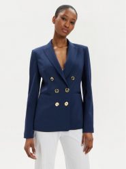 Pinko Marynarka Alexia Giacca . 100256 A1L3 Granatowy Regular Fit. Niebieskie marynarki i żakiety damskie Pinko, bez wzorów, z syntetyku, bez kołnierzyka, bez ramiączek. Za 1,029.00 zł.