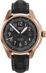 Zegarek Aviator Zegarek męski Aviator V.1.38.2.322.4 czarny. Czarne zegarki męskie AVIATOR, bez wzorów. Za 1,820.00 zł.