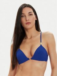 Calvin Klein Swimwear Góra od bikini KW0KW02382 Granatowy. Niebieskie bikini Calvin Klein Swimwear, m, bez wzorów, z syntetyku. Za 149.99 zł.