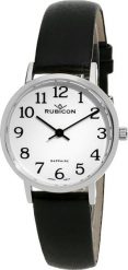 Zegarek Rubicon Zegarek damski Rubicon RBN208 czarny. Czarne zegarki damskie Rubicon. Za 250.00 zł.