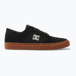 Buty męskie DC Teknic. Czarne buty zimowe męskie DC Shoes, bez wzorów, bez obcasa, bez zapięcia. Za 362.30 zł.