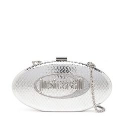 Torebka Just Cavalli. Szare torebki do ręki damskie Just Cavalli, bez wzorów, bez dodatków. Za 479.99 zł.