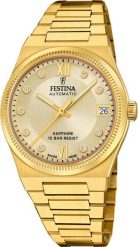Zegarek Festina Zegarek damski Festina F20033-2 CYRKONIE złoty. Żółte zegarki damskie Festina, złote. Za 2,591.00 zł.