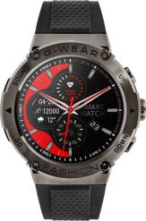 Smartwatch Watchmark G-WEAR Czarny. Czarne zegarki smartwatch watchmark, bez wzorów. Za 240.00 zł.
