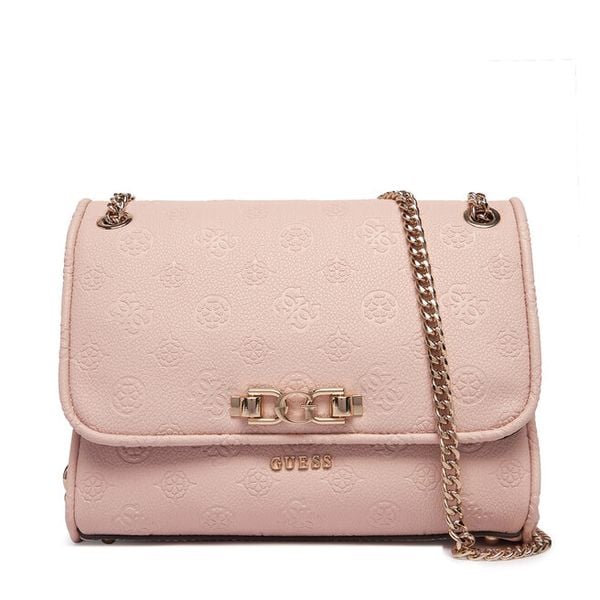 Torebka Guess. Czerwone listonoszki damskie Guess, z aplikacjami, bez dodatków. Za 324.99 zł.