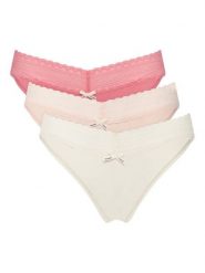 HUGO Komplet stringów 50557221 Kolorowy. Majtki damskie Hugo, z bawełny. Za 209.99 zł.