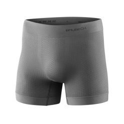 Bokserki do biegania Base Layer Ultra Light 3D Męskie. Szare bokserki męskie Brubeck, bez wzorów, z elastanu. Za 53.49 zł.