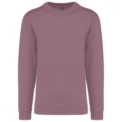 Bluza z okrągłym dekoltem Kariban. Fioletowe bluzy damskie KARIBAN, m, bez wzorów, z bawełny, bez ramiączek, bez kaptura. Za 128.50 zł.