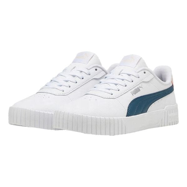 Buty Damskie Carina 2.0. Białe obuwie trekkingowe damskie Puma, bez zapięcia. Za 304.99 zł.