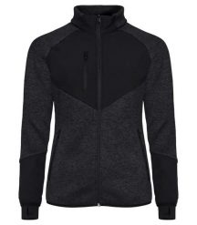 Clique Haines Women Ciepła bluza polarowa z panelami softshell. Czarne bluzy damskie CLIQUE, xs, bez wzorów, z dzianiny, bez ramiączek, bez kaptura. Za 284.91 zł.