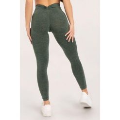 Legginsy fitness damskie Gym Glamour seamless deep push up. Niebieskie legginsy damskie GYM GLAMOUR, bez wzorów. Za 169.99 zł.