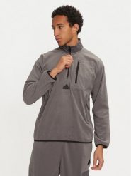 Adidas Polar City Escape IV7414 Szary Regular Fit. Szare bluzy sportowe męskie Adidas, m, bez wzorów, z polaru, bez kaptura. Za 269.99 zł.