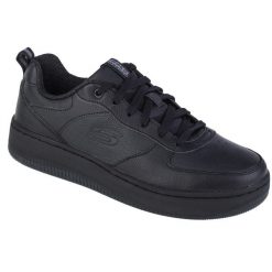 Buty sportowe Sneakersy damskie, Skechers Sport Court 92 - Illustrious. Czarne obuwie sportowe damskie Skechers, bez wzorów, z materiału, bez zapięcia, trekkingowe, Skechers Sport. Za 289.99 zł.