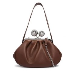 Torebka Weekend Max Mara. Brązowe torebki do ręki damskie Weekend Max Mara, bez wzorów, bez dodatków. Za 2,139.00 zł.