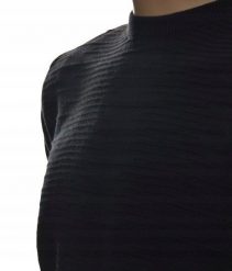 Sweter męski z kaszmiru i wełny merynosów M czarny mod.530. Czarne swetry męskie Leccos, m, bez wzorów, z kaszmiru, bez kołnierzyka, bez ramiączek. Za 89.99 zł.